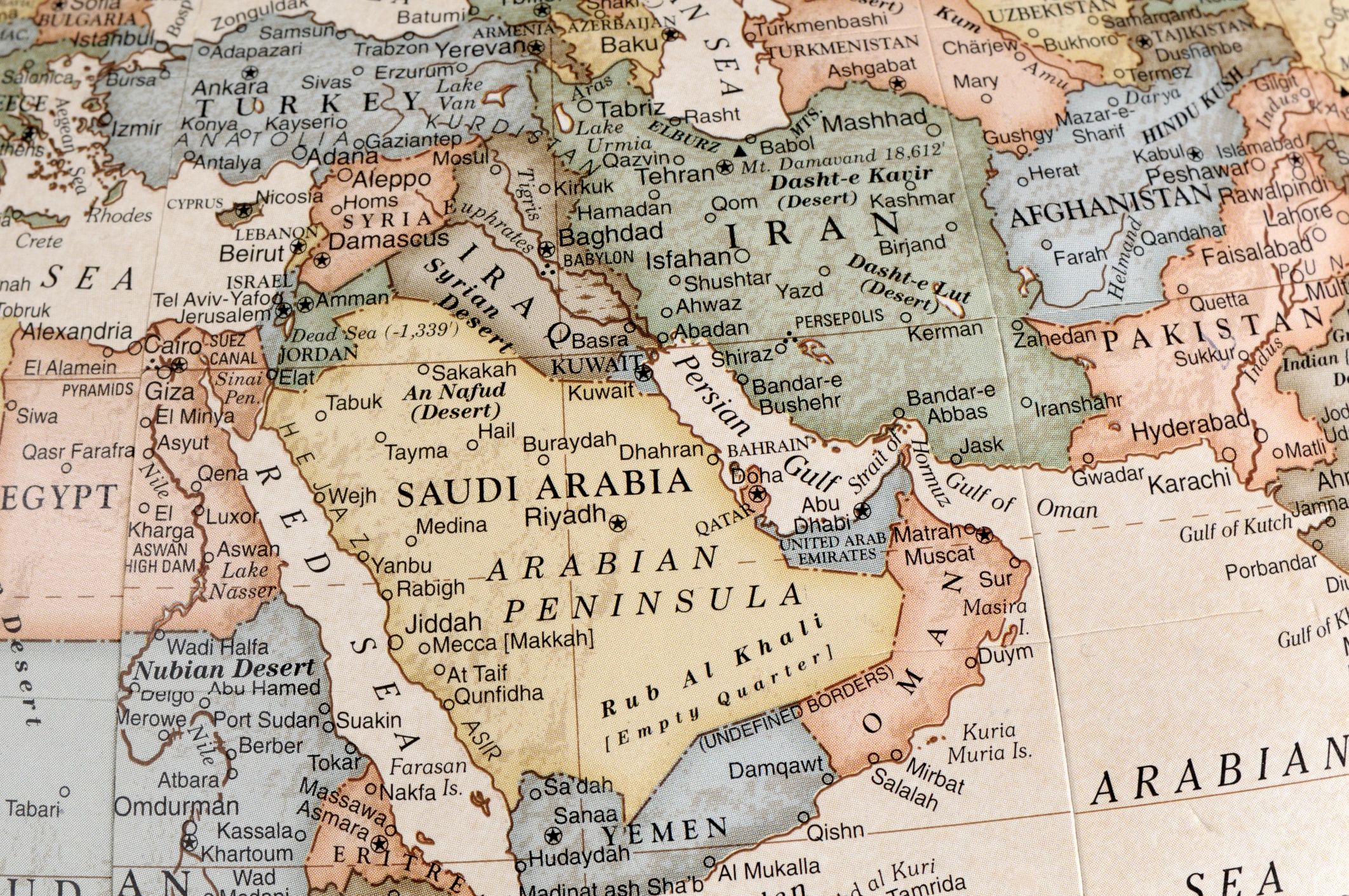 UAE map